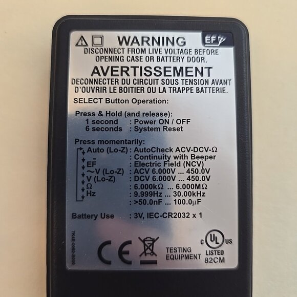 Greenlee PDMM20 AC/DC 6000-Count LCD Pocket Multimeter with Auto-Select Mode - Picture 16 of 16